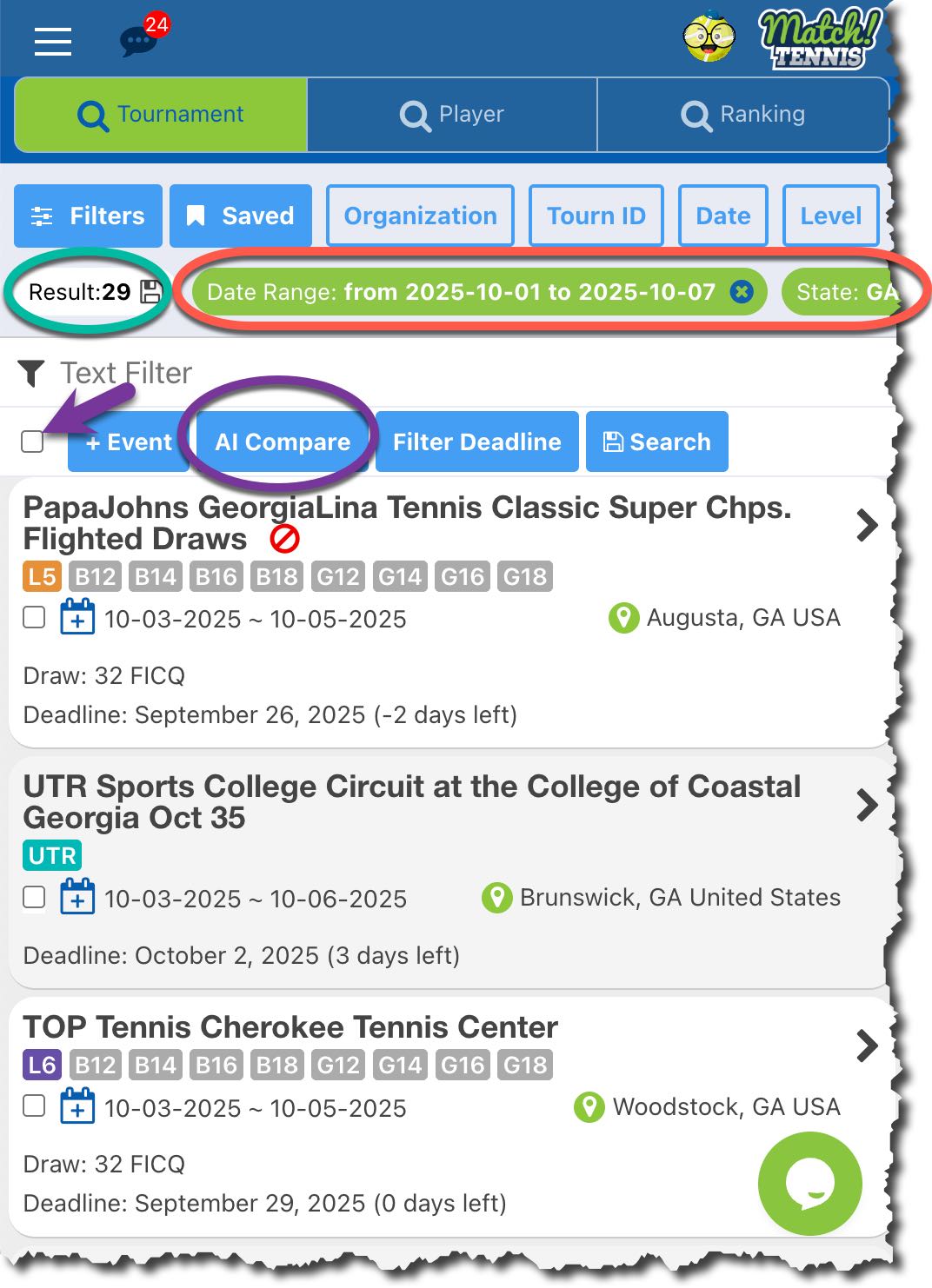AI Tournament Comparison Tool